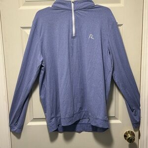 Rhoback Blue Quarter-Zip Pullover